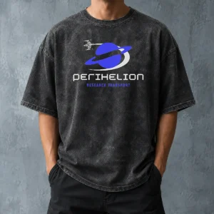 Hot Premium Perihelion Research Transport Geek Washed T-Shirt