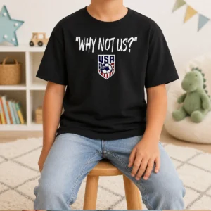 Awesome U.S. Soccer USA Why Not US Kids T-Shirt