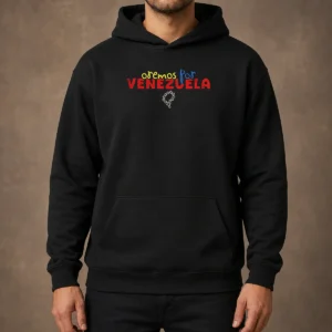 Funny Oremos Por Venezuela Religious Rosary Hoodie