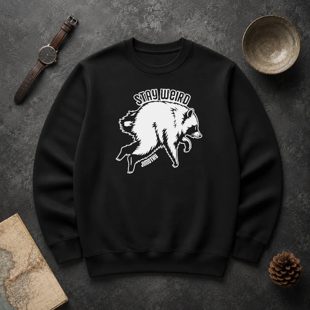 Perfect Awesome Top Jimothy Stay Weird Seattle Raccoon Sweater Perfect Awesome Top Jimothy Stay Weird Seattle Raccoon Sweater