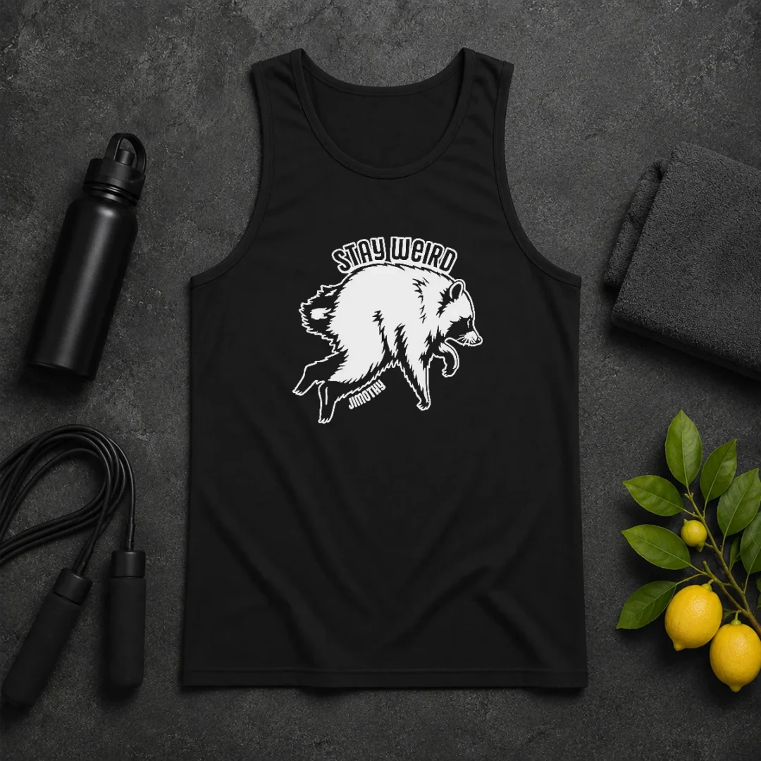Perfect Awesome Top Jimothy Stay Weird Seattle Raccoon Tank Top Perfect Awesome Top Jimothy Stay Weird Seattle Raccoon Tank Top