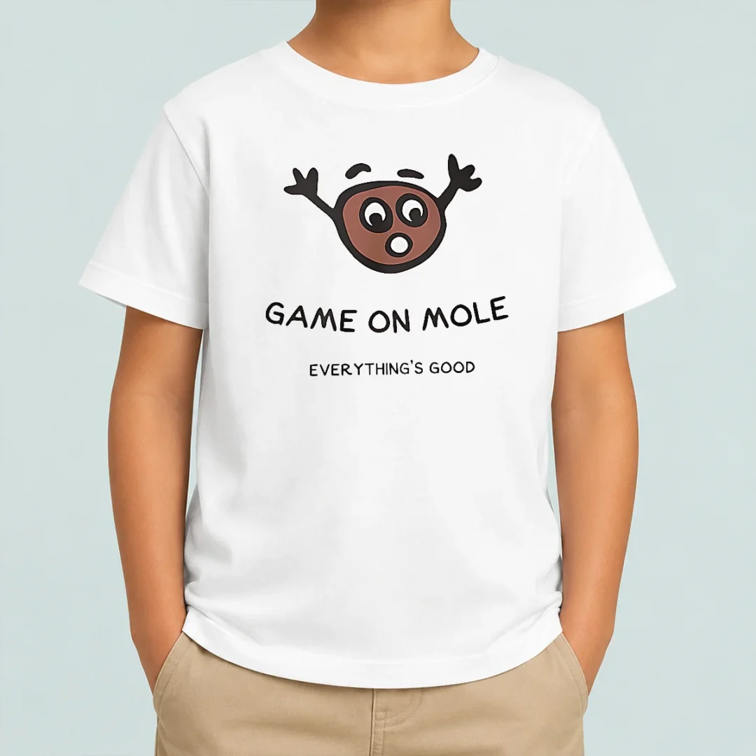perfect-hot-game-on-mole-everything-s-good-kids-t-shirt Perfect Hot Game On Mole Everything'S Good Kids T Shirt in vibrant colors, short sleeve cotton tee for children