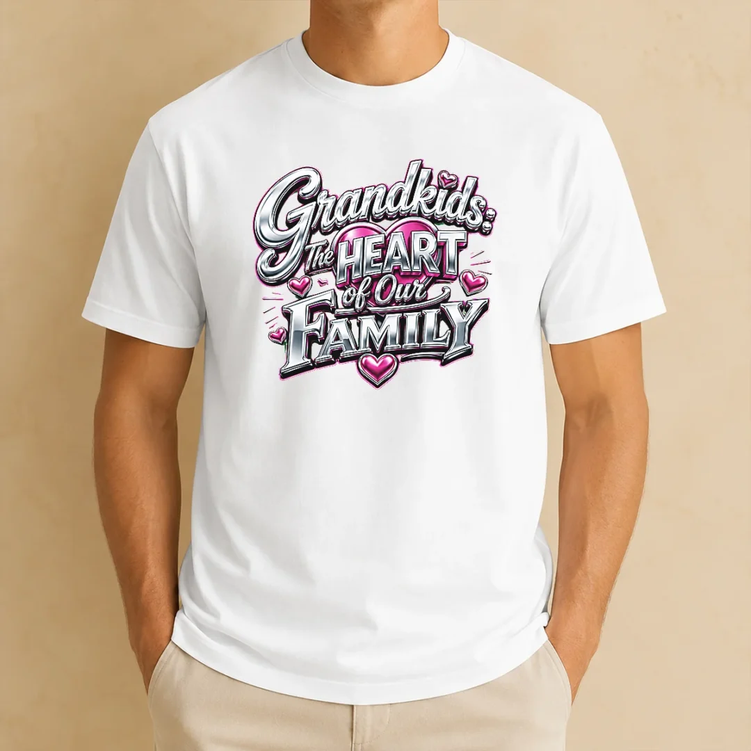 perfect-original-grandkids-the-heart-of-our-family-y2k-t-shirt Perfect Original Grandkids The Heart Of Our Family Y2K t shirt in classic fit cotton fabric