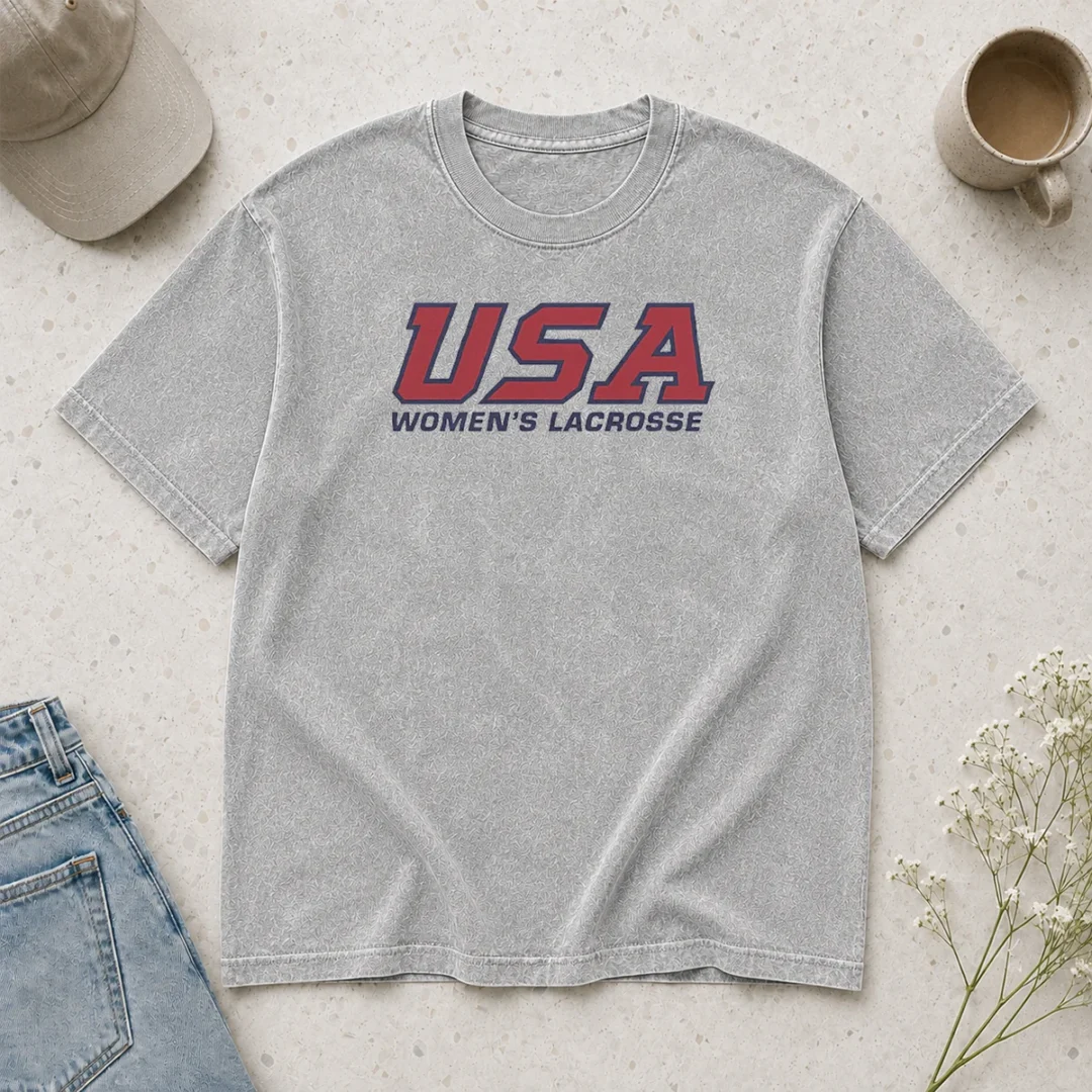 perfect-usa-women-s-lacrosse-washed-t-shirt Perfect USA Women'S Lacrosse Washed T-Shirt