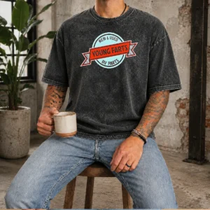 Original Young Farts New And Used RV Parts Washed T-Shirt