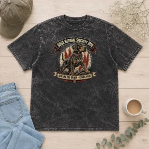 Good OHCA National Specialty 2026 Hunting Dog Pride Streetwear Washed T-Shirt