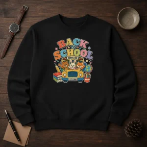 Hot Back To School Vintage Sweater