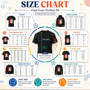 Size chart for Pretty Egypt Flag Eagle Coat Of Arms with measurements in inches and cm