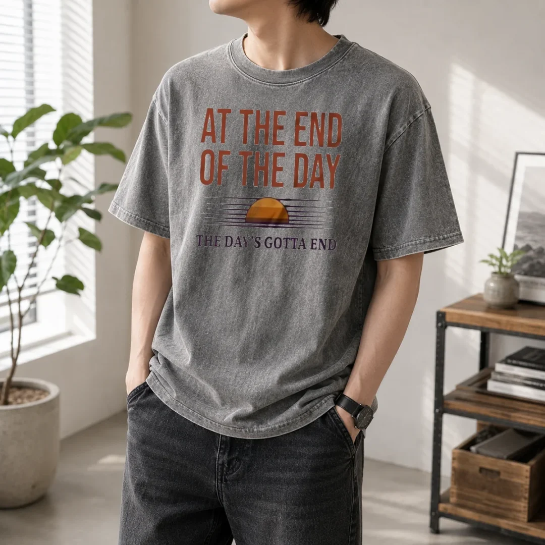 premium-at-the-end-of-the-day-the-day-s-gotta-end-washed-t-shirt Premium At The End Of The Day The Day'S Gotta End Washed T-Shirt