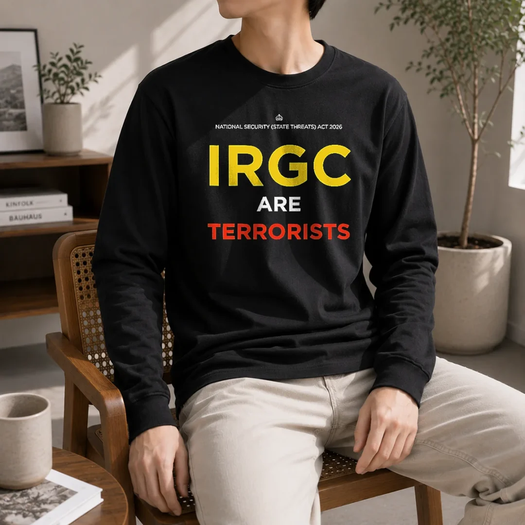 premium-awesome-irgc-are-terrorists-national-security-state-threats-act-2026-long-sleeve-shirt Premium Awesome IRGC Are Terrorists National Security State Threats Act 2026 long sleeve shirt in black, front view