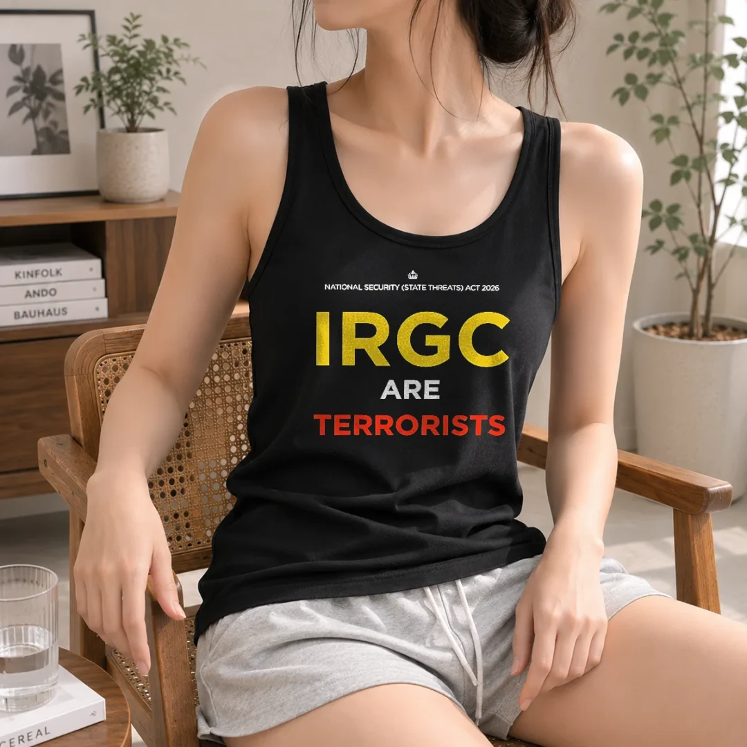 premium-awesome-irgc-are-terrorists-national-security-state-threats-act-2026-tank-top Premium Awesome IRGC Are Terrorists National Security State Threats Act 2026 printed on a sleeveless tank top