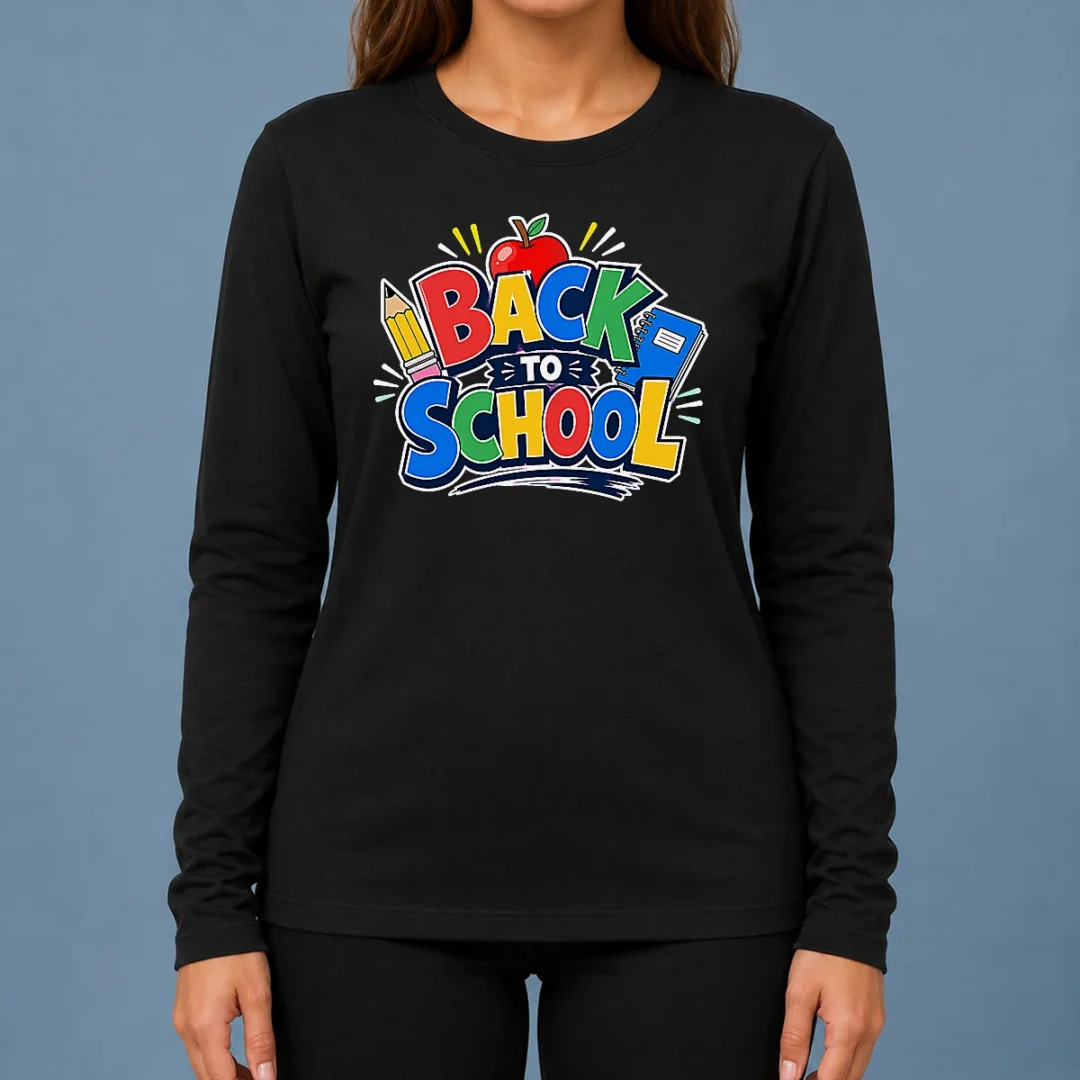 premium-back-to-school-excitement-graphic-long-sleeve-shirt Premium Back To School Excitement Graphic Long Sleeve Shirt