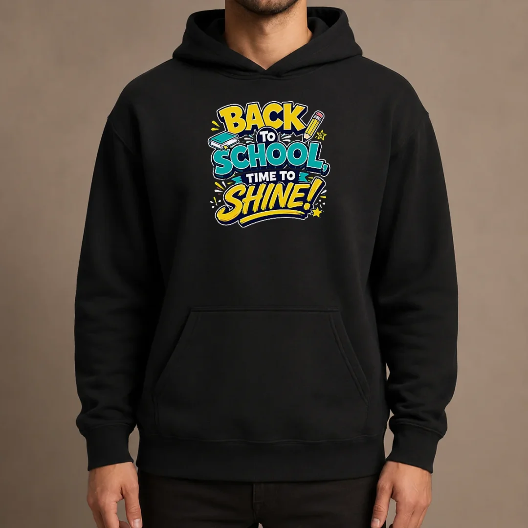 premium-back-to-school-time-to-shine-vector-hoodie-1 Premium Back To School Time To Shine Vector Hoodie