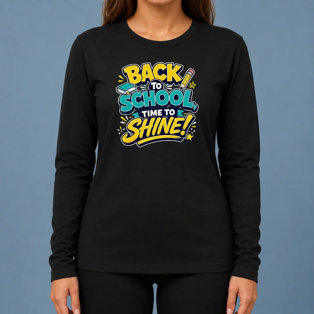 premium-back-to-school-time-to-shine-vector-long-sleeve-shirt-1 Premium Back To School Time To Shine Vector Long Sleeve Shirt