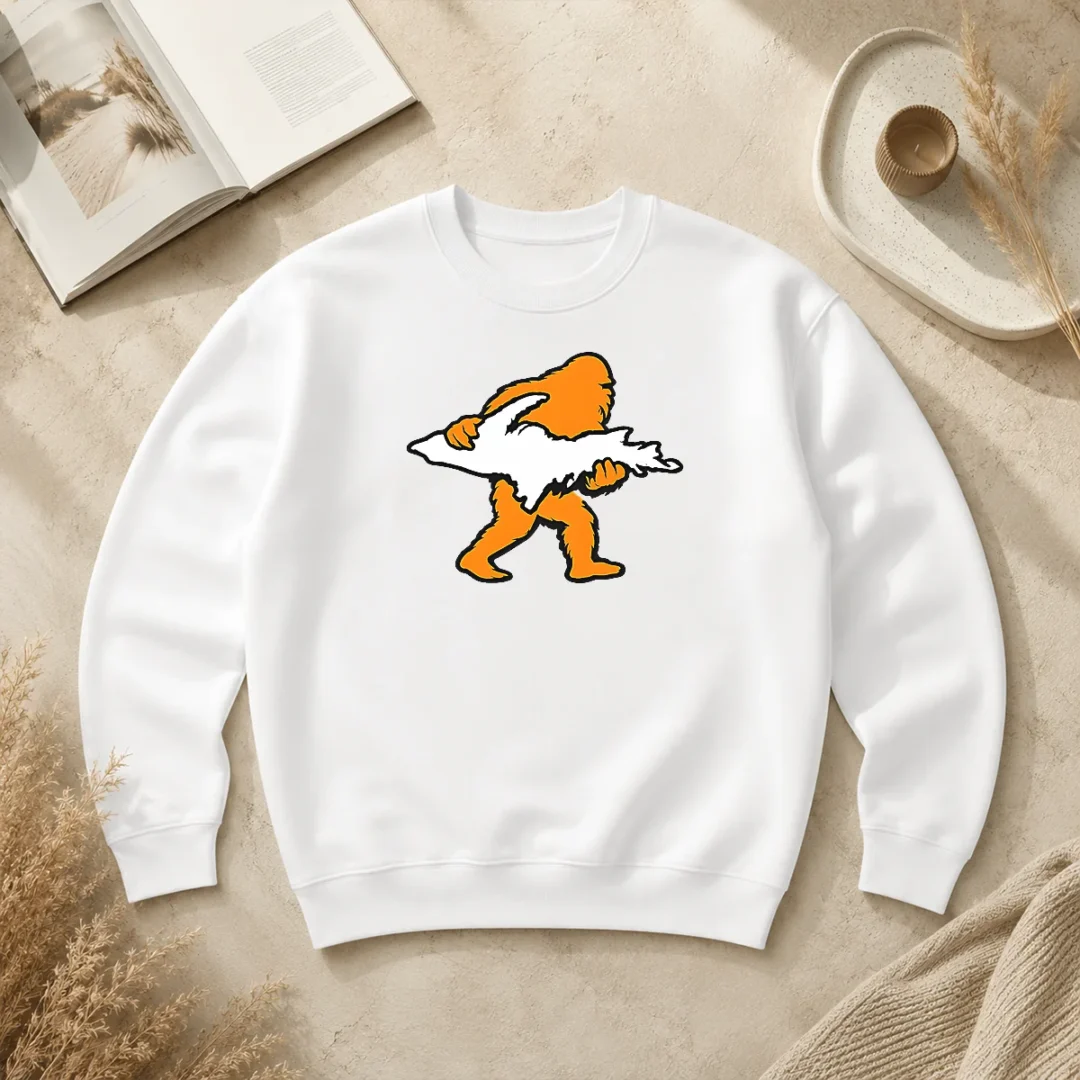 Premium Bigfoot Holding UP Of Michigan Upper Peninsula Sweater Premium Bigfoot Holding UP Of Michigan Upper Peninsula Sweater