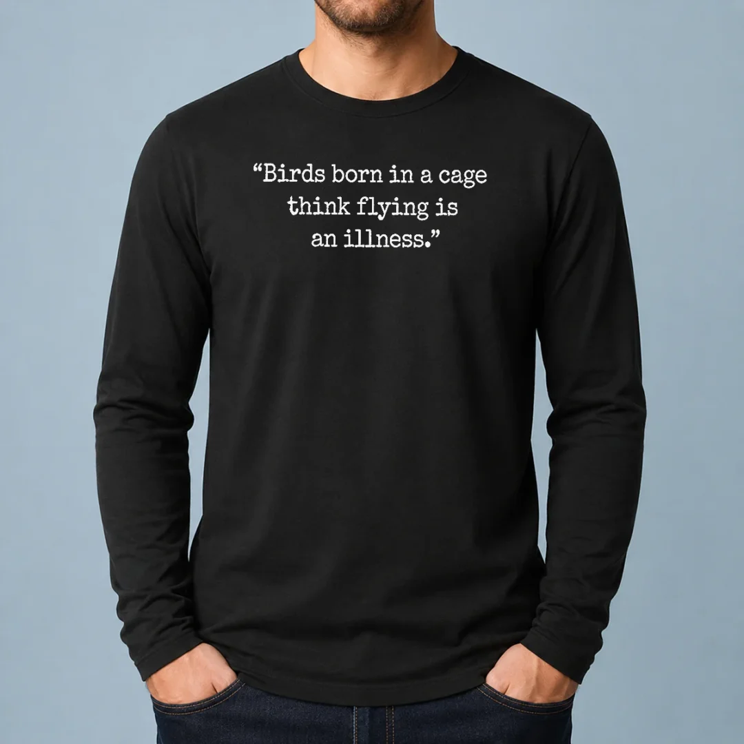 premium-birds-bron-in-cage-long-sleeve-shirt Premium Birds Bron In Cage Long Sleeve Shirt