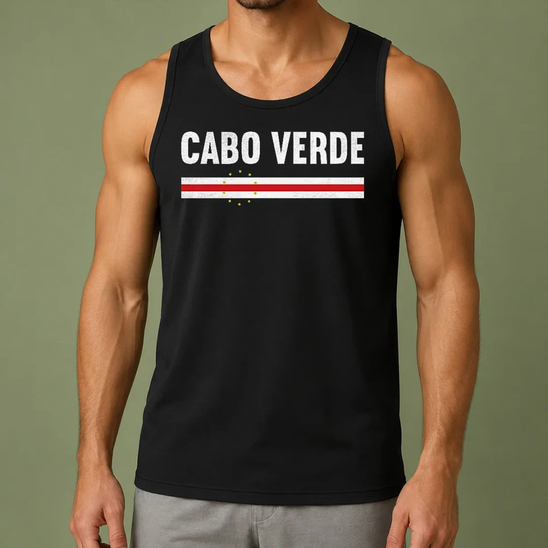 premium-cabo-verde-flag-national-pride-tank-top Premium Cabo Verde Flag National Pride Tank Top featuring vibrant Cabo Verde flag colors on a sleeveless cotton garment