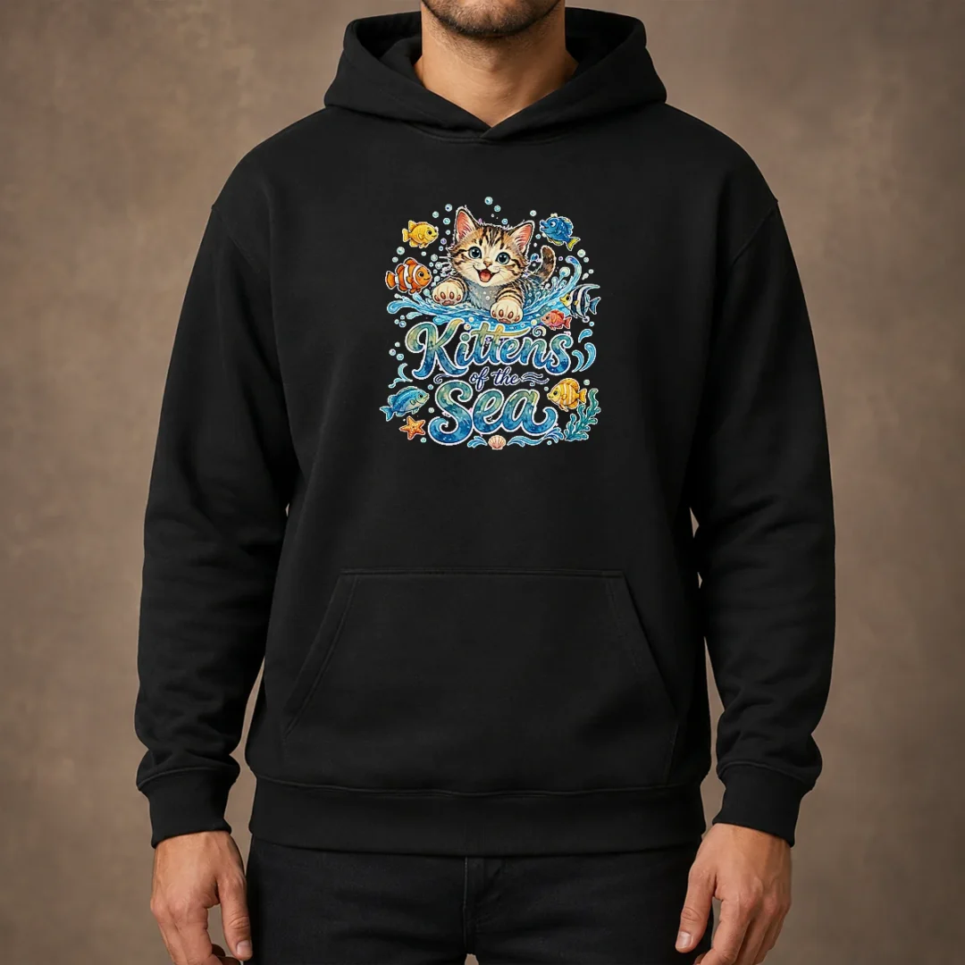 premium-cute-kittens-of-the-sea-watercolor-line-art-hoodie Premium Cute Kittens Of The Sea Watercolor Line Art Hoodie