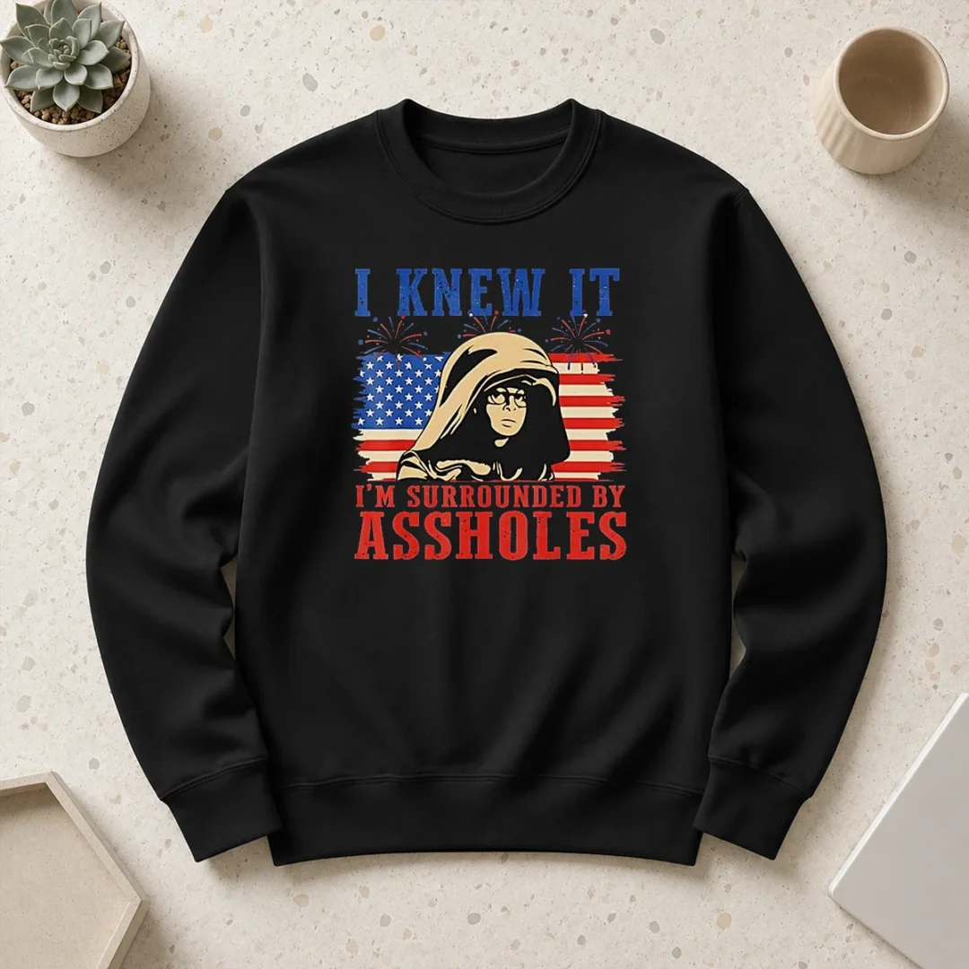 premium-dark-helmet-i-knew-it-im-surrounded-by-assholes-spaceballs-sweater Premium Dark Helmet I Knew It Im Surrounded By Assholes Spaceballs Sweater