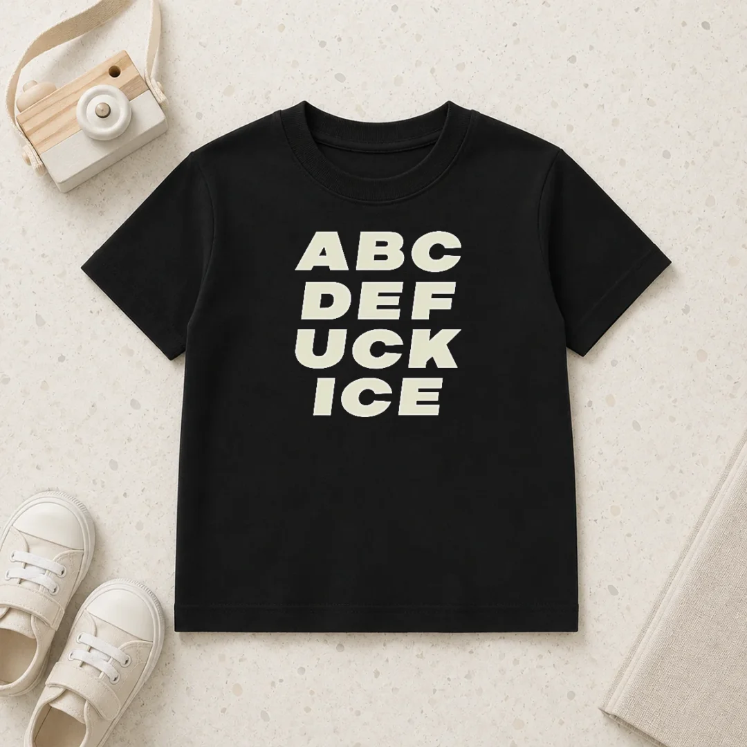 premium-ethan-nestor-a-b-c-d-e-fuck-ice-kids-t-shirt Premium Ethan Nestor A B C D E Fuck ICE Kids T-Shirt