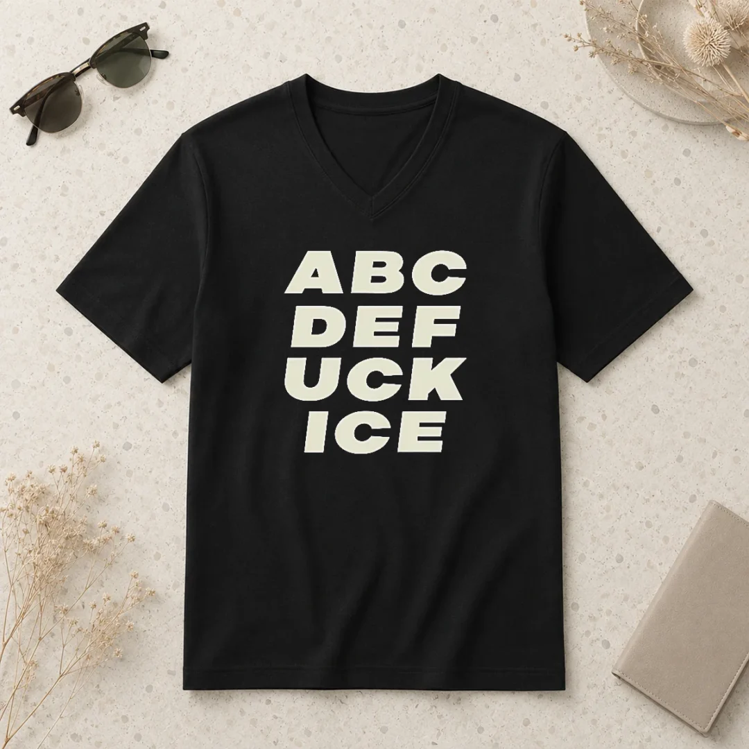 premium-ethan-nestor-a-b-c-d-e-fuck-ice-v-neck-shirt Premium Ethan Nestor A B C D E Fuck ICE V-Neck Shirt