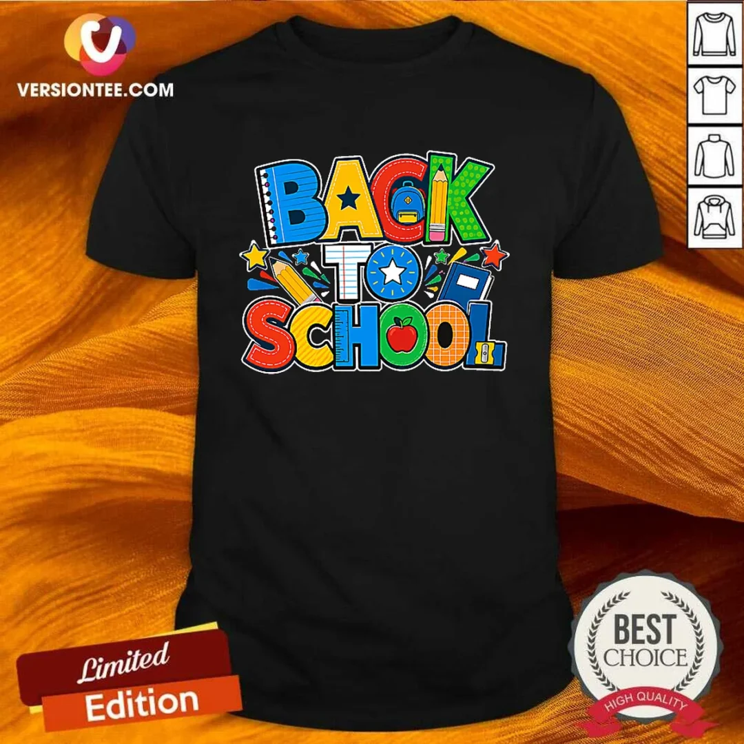 premium-exciting-back-to-school-silhouette-for-students-shirt Premium Exciting Back To School Silhouette For Students