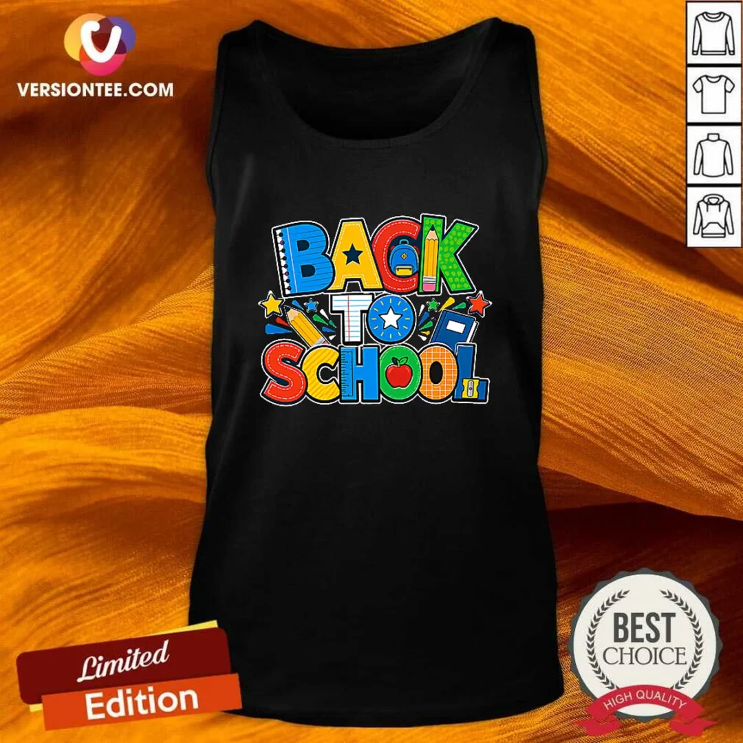 premium-exciting-back-to-school-silhouette-for-students-tank-top Premium Exciting Back To School Silhouette For Students Tank Top