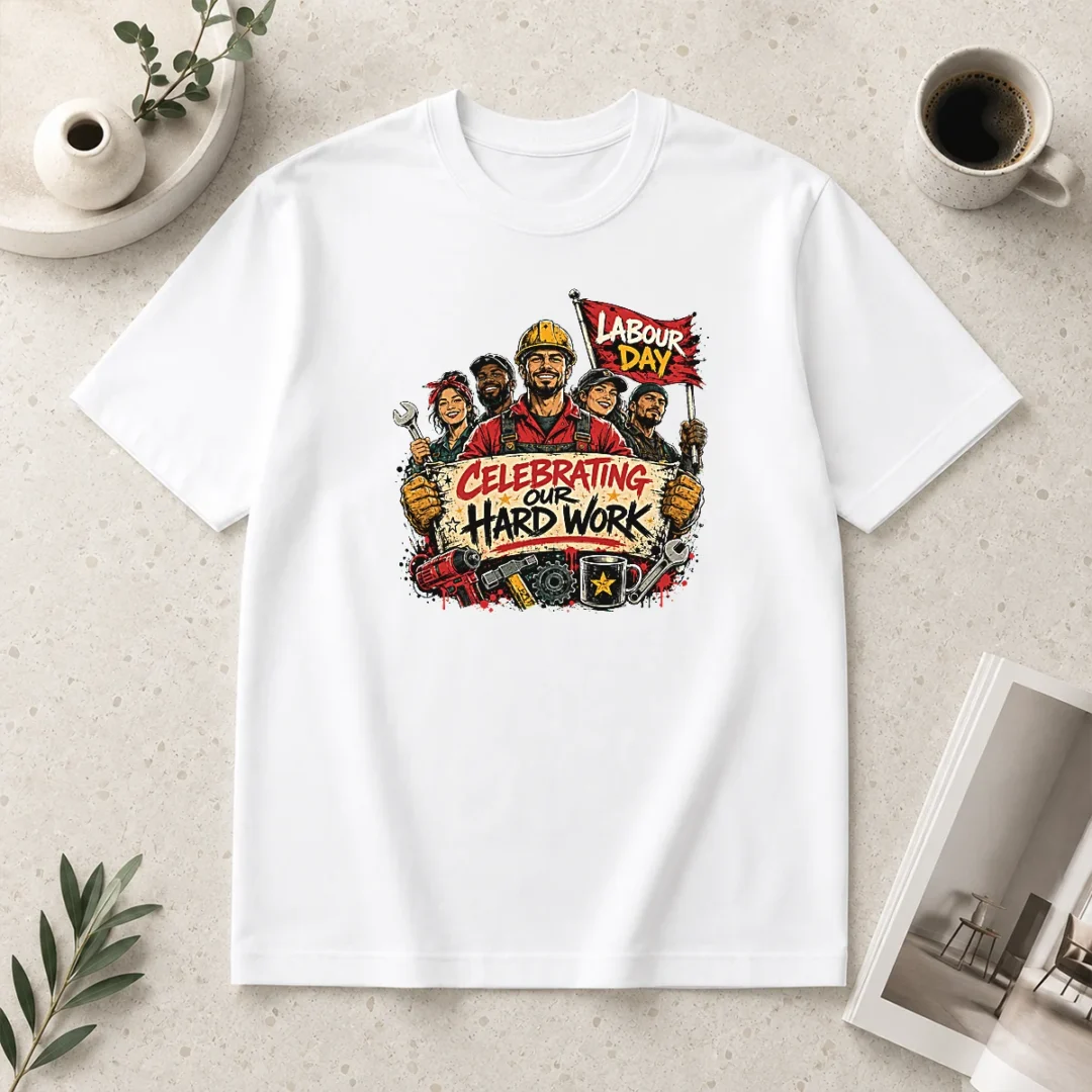 premium-funny-labour-day-celebration-for-proud-workers-t-shirt Premium Funny Labour Day Celebration For Proud Workers t shirt in black, featuring bold white and red text design
