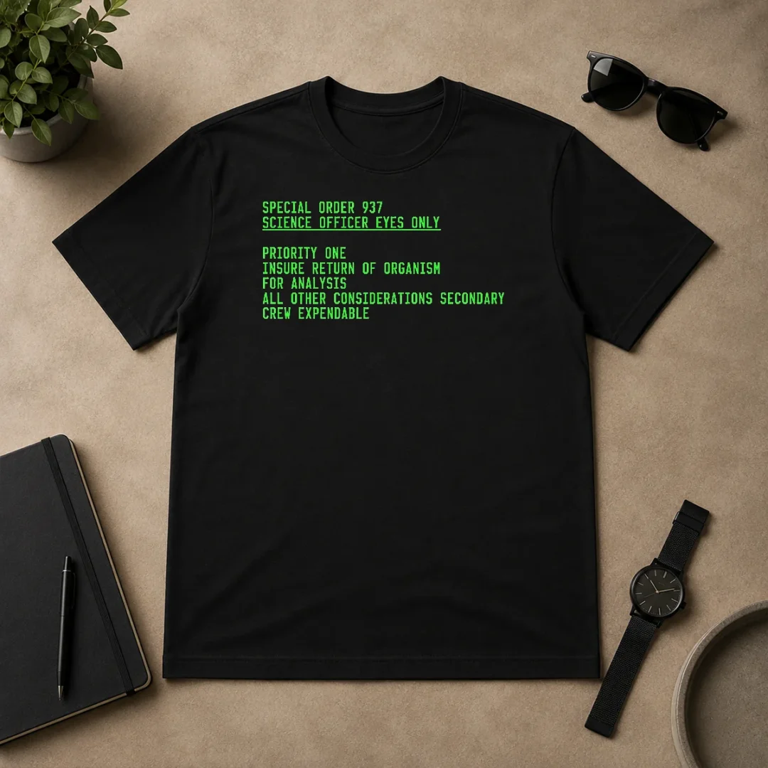 Premium Funny Special Order 937 Sci Fi Terminal Text Geek t shirt Premium Funny Special Order 937 Sci Fi Terminal Text Geek