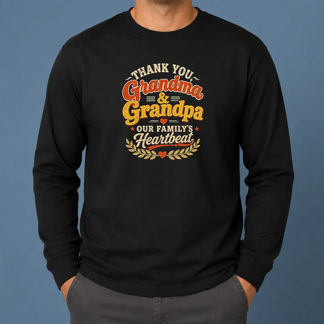 Premium Good Grandparents Day Family Love Vintage Grandchildren Long Sleeve Shirt Premium Good Grandparents Day Family Love Vintage Grandchildren Long Sleeve Shirt