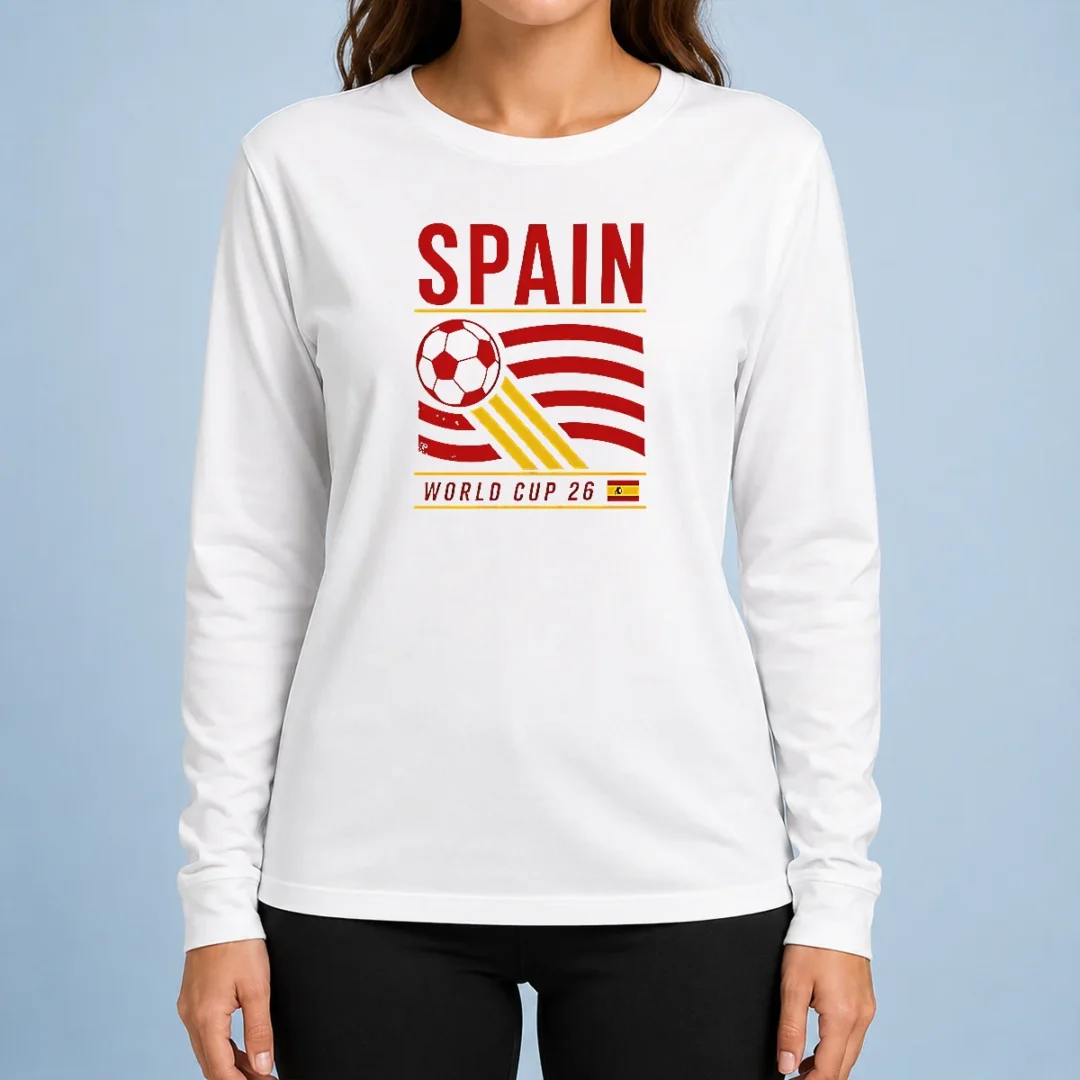 premium-good-spain-national-football-team-world-cup-26-soccer-team-long-sleeve-shirt Premium Good Spain National Football Team World Cup 26 Soccer Team Long Sleeve Shirt