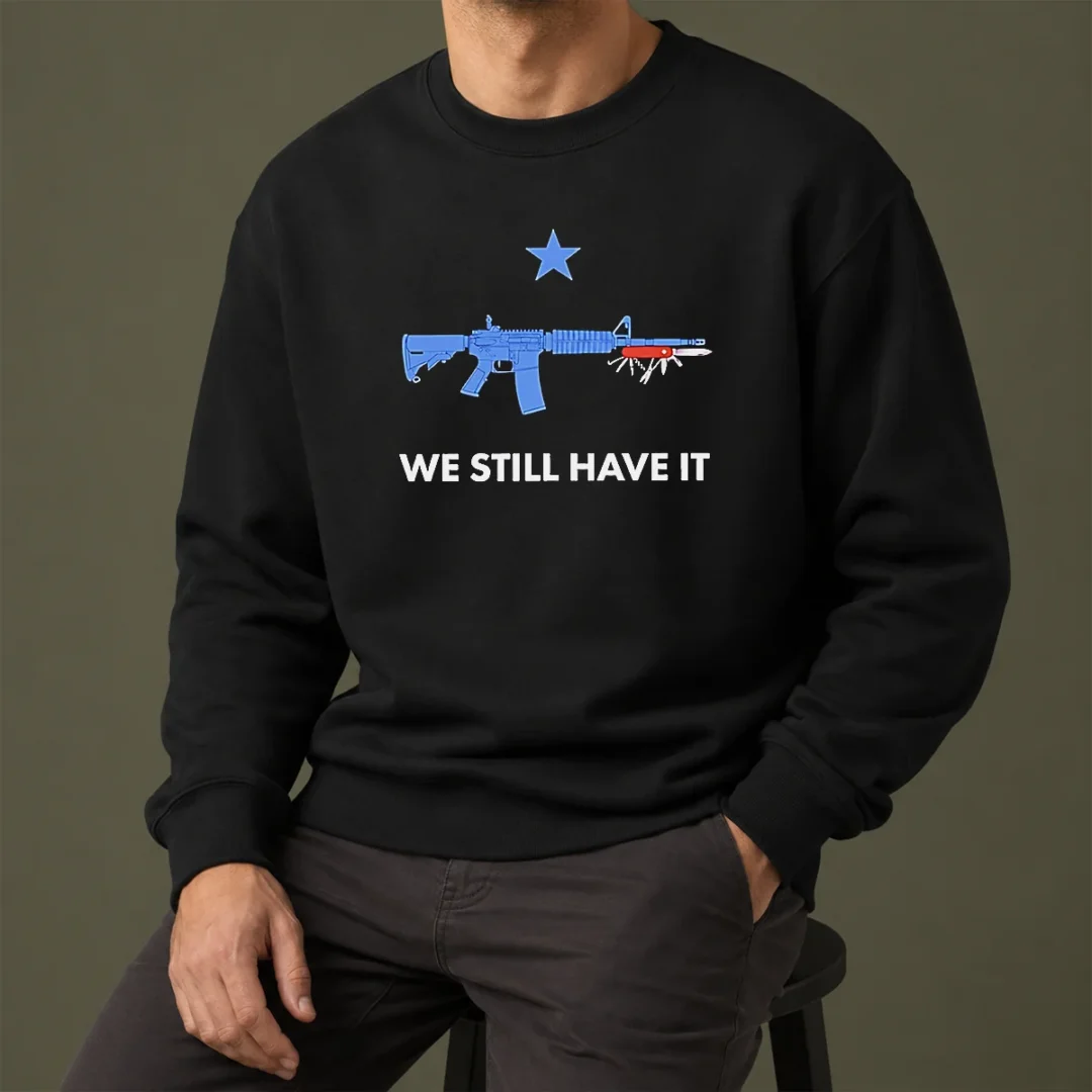 premium-good-we-still-have-it-rifle-and-swiss-army-knife-one-blue-star-sweater Premium Good We Still Have It Rifle And Swiss Army Knife One Blue Star Sweater