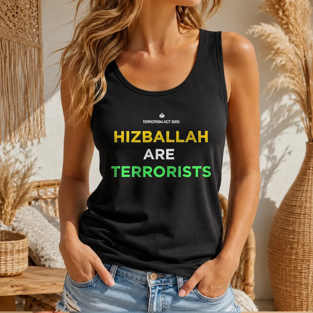 premium-hizballah-are-terrorists-terrorism-act-2000-tank-top Premium Hizballah Are Terrorists Terrorism Act 2000 tank top featuring bold text design on a sleeveless garment