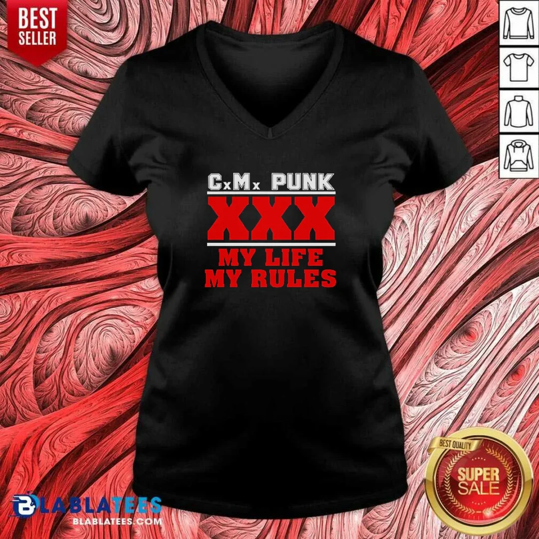premium-hot-straight-edge-hardcore-cm-punk-xxx-my-life-my-rules-v-neck-shirt-v-neck-optimized-1 Premium Hot Straight Edge Hardcore CM Punk XXX My Life My Rules V-Neck Shirt