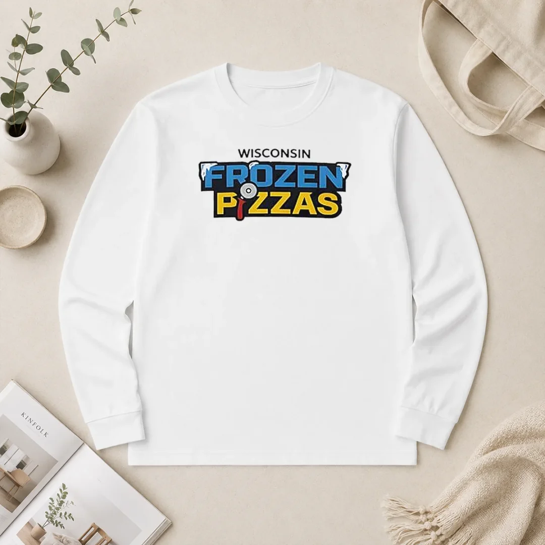 Premium Hot Wisconsin Frozen Pizzas Food Culinary Culinary Dish Pizza Eating Theme Long Sleeve Shirt Premium Hot Wisconsin Frozen Pizzas Food Culinary Culinary Dish Pizza Eating Theme Long Sleeve Shirt