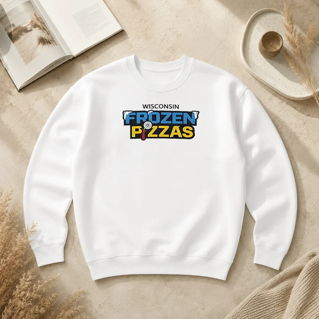 Premium Hot Wisconsin Frozen Pizzas Food Culinary Culinary Dish Pizza Eating Theme Sweater Premium Hot Wisconsin Frozen Pizzas Food Culinary Culinary Dish Pizza Eating Theme Sweater