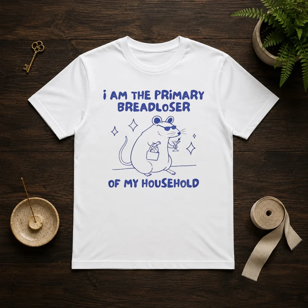 premium-i-am-the-primary-breadloser-of-my-household-rat-t-shirt Premium I Am The Primary Breadloser Of My Household Rat
