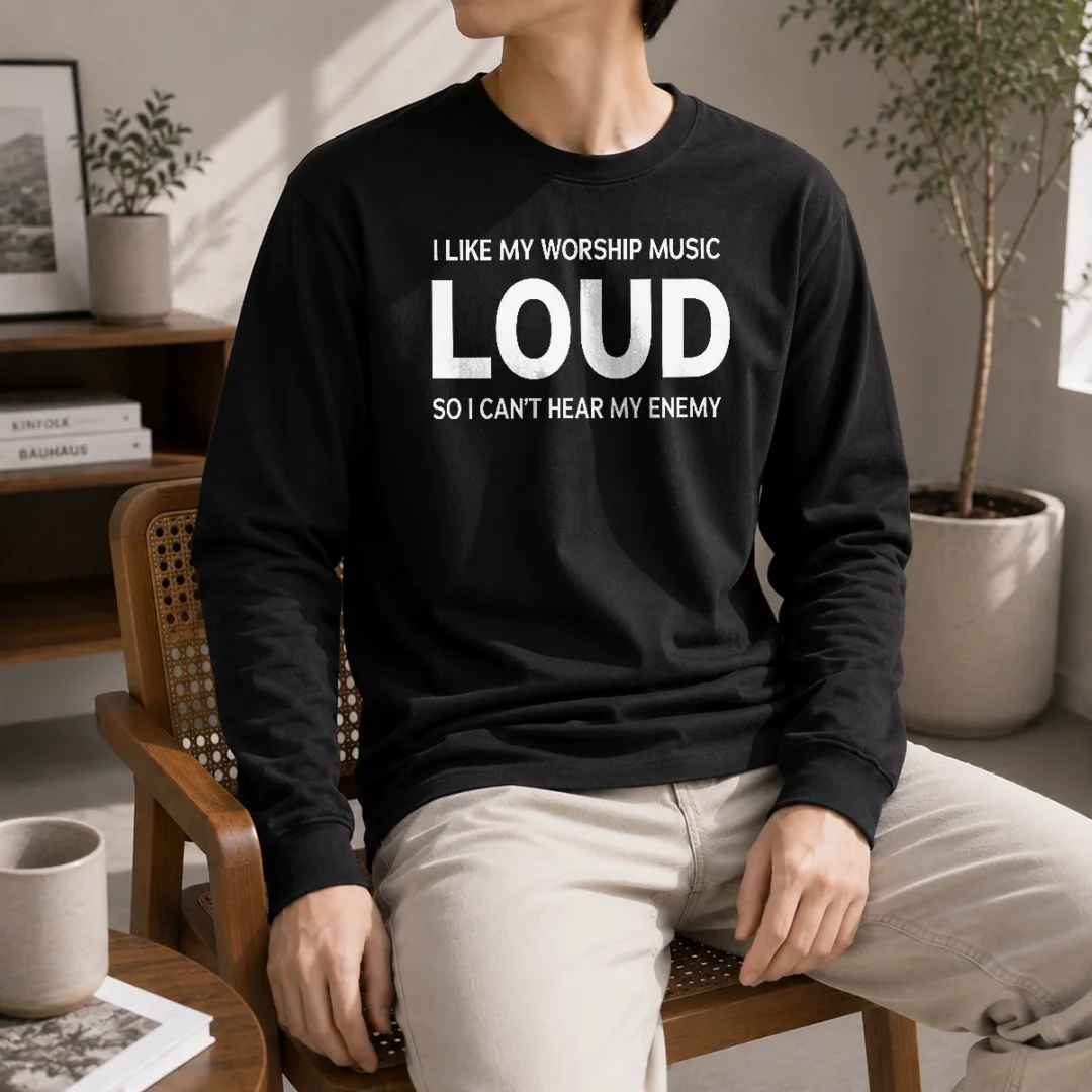 premium-i-like-my-worship-music-loud-so-i-can-t-hear-my-enemy-long-sleeve-shirt Premium I Like My Worship Music Loud So I Can'T Hear My Enemy Long Sleeve Shirt