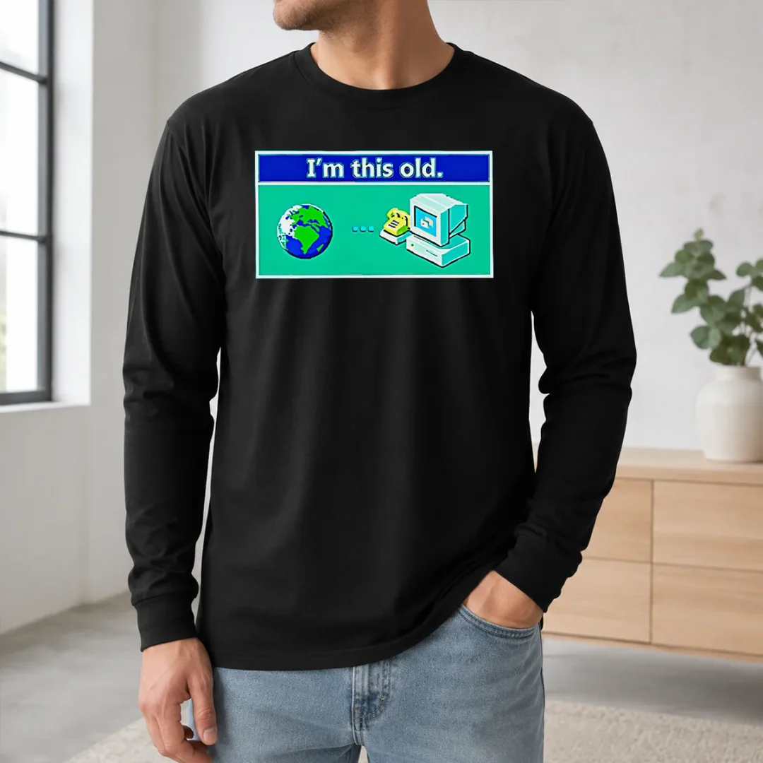 Premium I'M This Old Geek Long Sleeve Shirt Premium I'M This Old Geek Long Sleeve Shirt