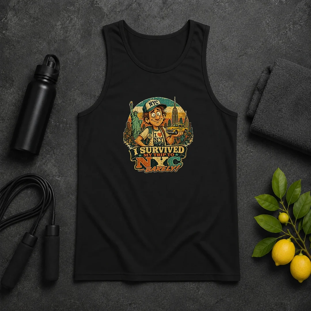 Premium I Survived My Trip To NYC Vintage Travel Humor Tank Top Premium I Survived My Trip To NYC Vintage Travel Humor Tank Top