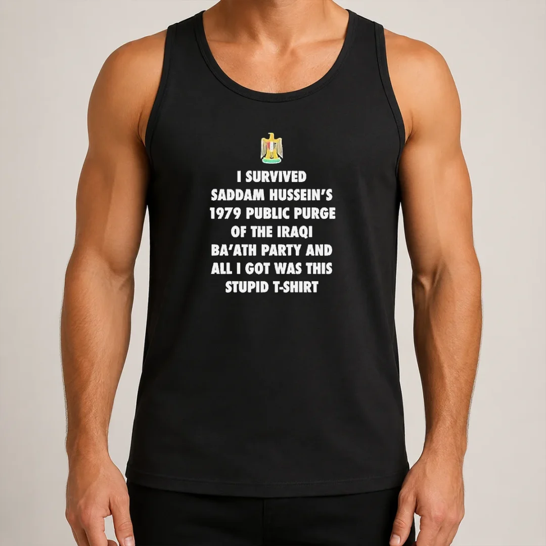 premium-i-survived-saddam-hussein-s-1979-public-purge-of-the-iraqi-ba-ath-party-tank-top Premium I Survived Saddam Hussein'S 1979 Public Purge Of The Iraqi Ba'Ath Party Tank Top