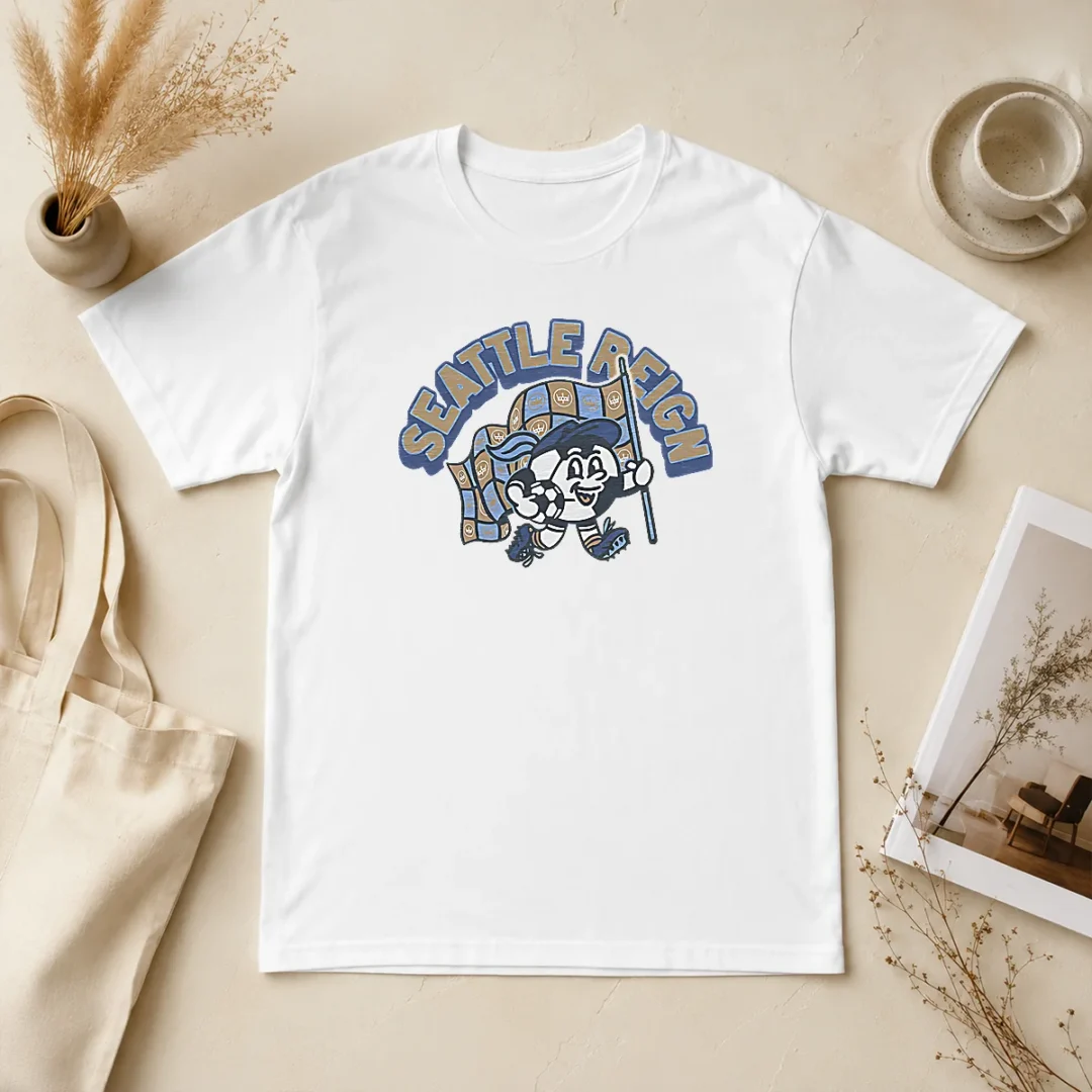 Premium Kid'S Seattle Reign Soccer Player Blue t shirt Premium Kid'S Seattle Reign Soccer Player Blue