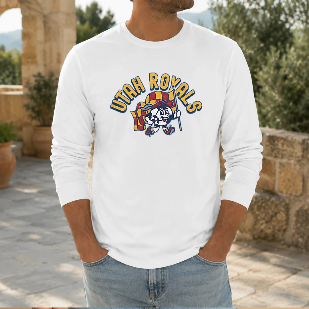 premium-kid-s-utah-royals-soccer-player-grey-long-sleeve-shirt Premium Kid'S Utah Royals Soccer Player Grey Long Sleeve Shirt