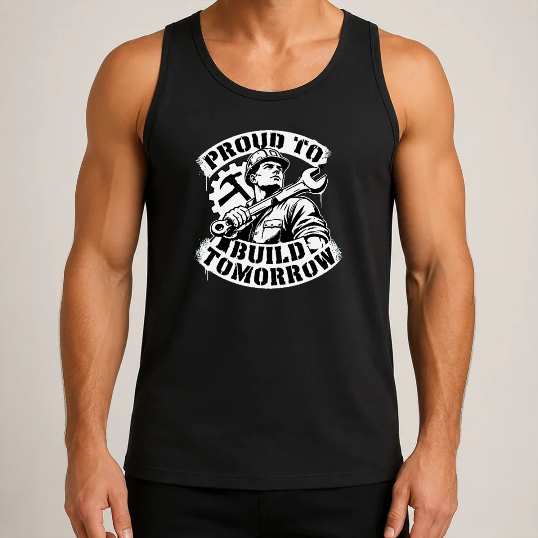 premium-labour-day-proud-builder-stencil-tank-top-1 Premium Labour Day Proud Builder Stencil Tank Top
