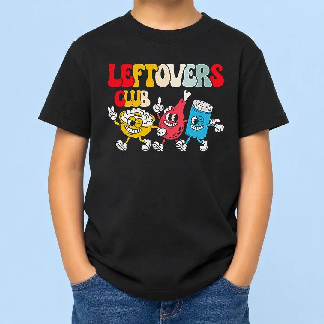 premium-leftovers-club-fun-foodie-kids-t-shirt Premium Leftovers Club Fun Foodie Kids T-Shirt