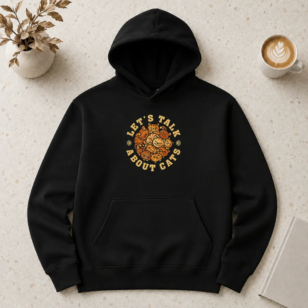 premium-lets-talk-about-cats-hoodie Premium Lets Talk About Cats Hoodie