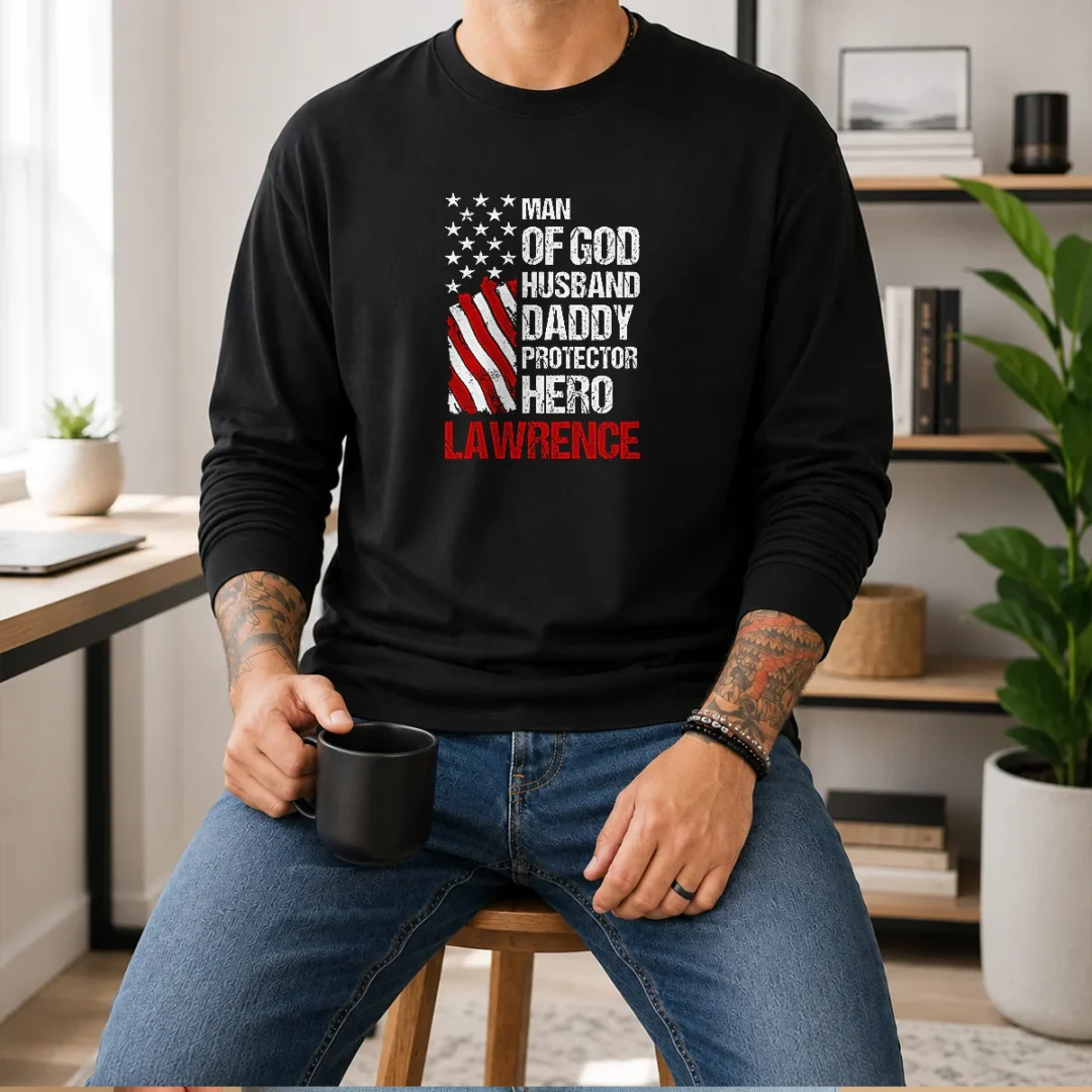 premium-man-of-god-husband-dad-protector-hero-long-sleeve-shirt Premium Man Of God Husband Dad Protector Hero Long Sleeve Shirt