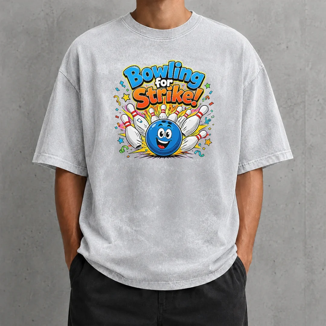 premium-nice-bowling-for-strike-fun-cartoon-bowling-washed-t-shirt Premium Nice Bowling For Strike Fun Cartoon Bowling Washed T-Shirt
