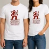 Premium Ninja Pizza Ninja Pizza Ninja Pizza Ninja Pizza Standing On Boxes t shirt in black, front view with bold graphic print