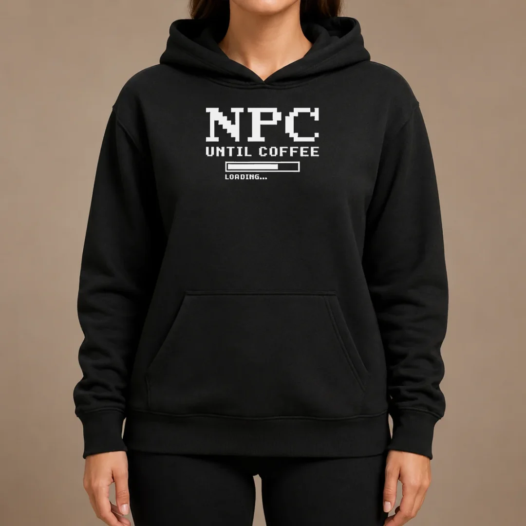 Premium NPC Until Coffee Loading Gamer Caffeine Hoodie Premium NPC Until Coffee Loading Gamer Caffeine Hoodie